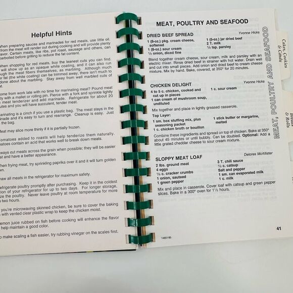 First Assembly of God Church Womens Ministries Cookbook Arnold, Pennsylvania VTG - Picture 7 of 10